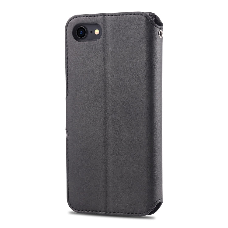 AZNS Calf Texture Magnetic Horizontal Flip PU Leather Case with Holder & Card Slots & Photo Frame, For iPhone 7 / 8