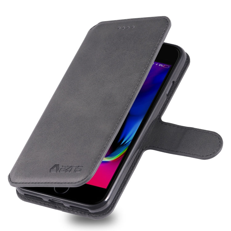 AZNS Calf Texture Magnetic Horizontal Flip PU Leather Case with Holder & Card Slots & Photo Frame, For iPhone 7 / 8