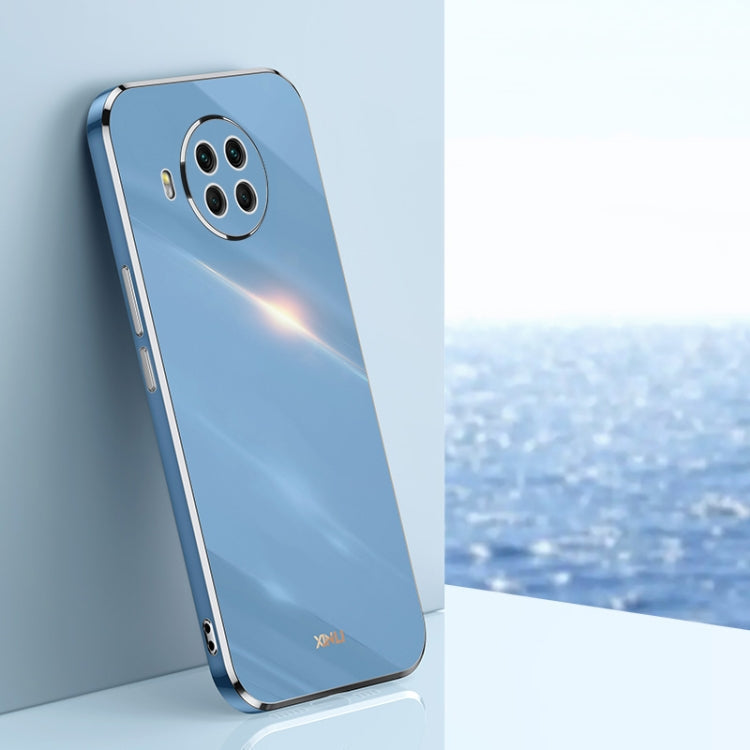 XINLI Straight Edge 6D Electroplate TPU Phone Case, For Xiaomi Mi 10 5G, For Xiaomi Mi 10S, For Xiaomi Mi 10T Lite 5G