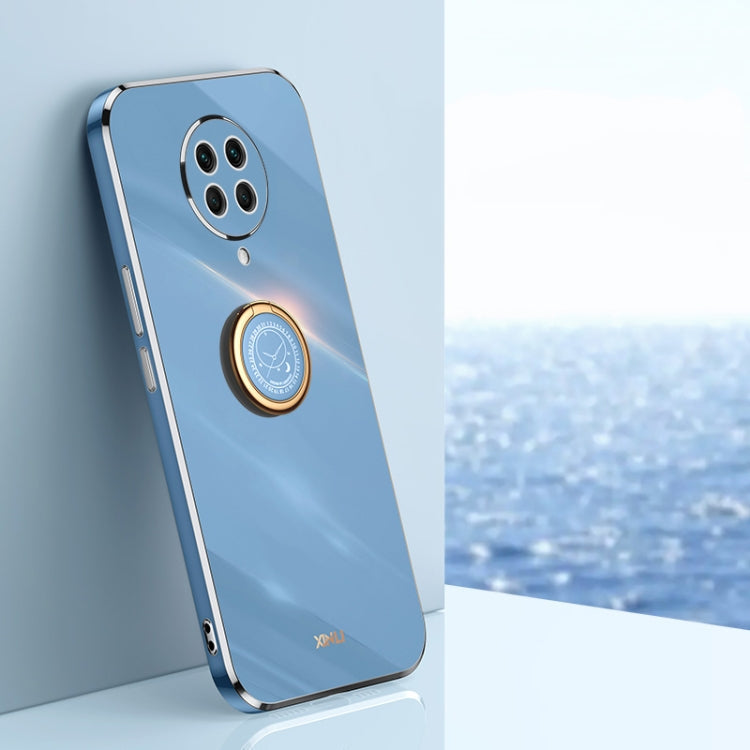 XINLI Straight Edge 6D Electroplate TPU Phone Case with Ring Holder, For Xiaomi Mi 11 Ultra, For Xiaomi Mi 11 Lite, For Xiaomi Redmi K30 Pro