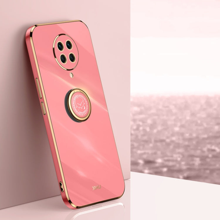 XINLI Straight Edge 6D Electroplate TPU Phone Case with Ring Holder, For Xiaomi Mi 11 Ultra, For Xiaomi Mi 11 Lite, For Xiaomi Redmi K30 Pro