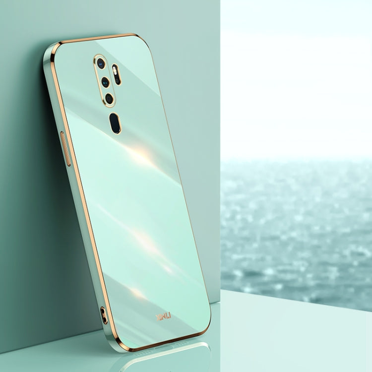XINLI Straight Edge 6D Electroplate TPU Phone Case, For OPPO A9 2020 / A11x, For OPPO A15, For OPPO A52