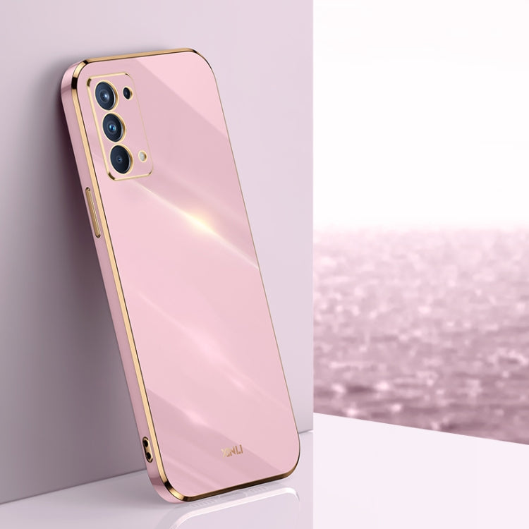 XINLI Straight Edge 6D Electroplate TPU Phone Case, For OPPO Reno5 Pro, For OPPO Reno5 Pro+, For OPPO Reno6 Pro+ 5G