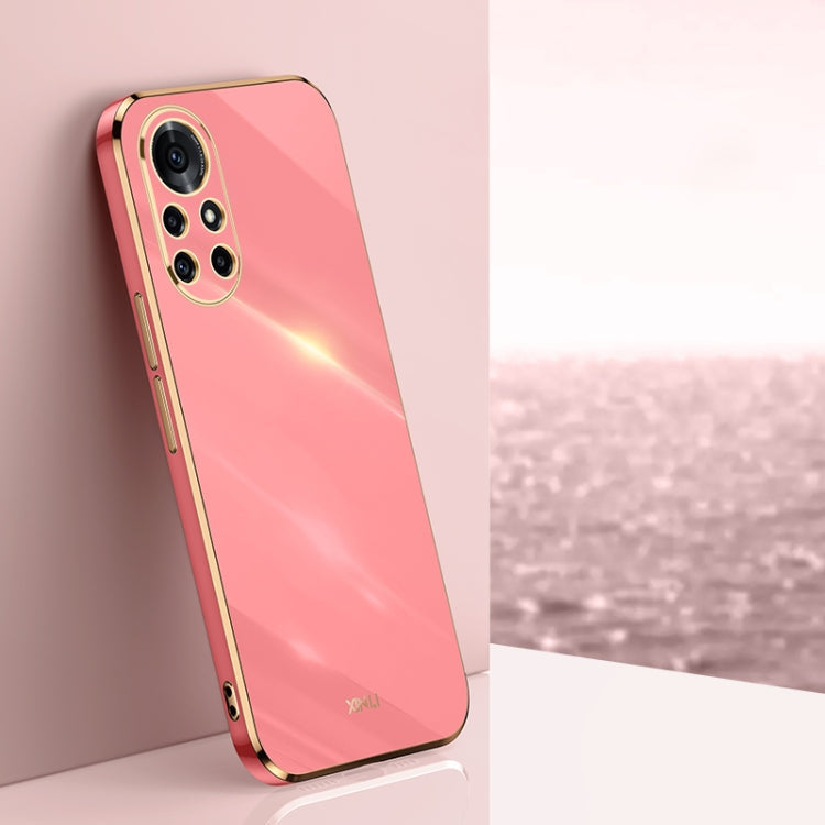 XINLI Straight Edge 6D Electroplate TPU Phone Case, For Honor V40 5G, For Honor X10 5G, For Huawei nova 8 5G, For Honor 50