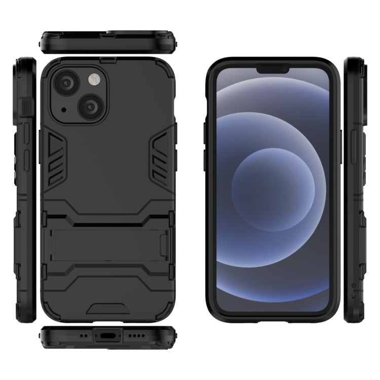 PC + TPU Shockproof Protective Case with Invisible Holder, For iPhone 13 mini, For iPhone 13 Pro, For iPhone 13 Pro Max, For iPhone 13