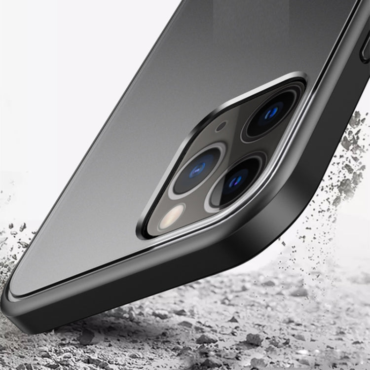 Skin Feel Frosted PC + TPU Shockproof Case with Color Button, For iPhone 12 mini, For iPhone 12 / 12 Pro, For iPhone 12 Pro Max