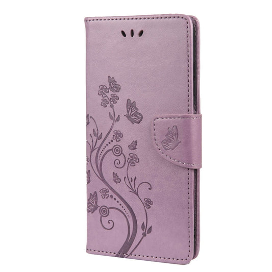 Butterfly Flower Pattern Horizontal Flip Leather Case with Holder & Card Slots & Wallet, For Samsung Galaxy A03s 164mm, For iPhone 13 mini, For iPhone 13