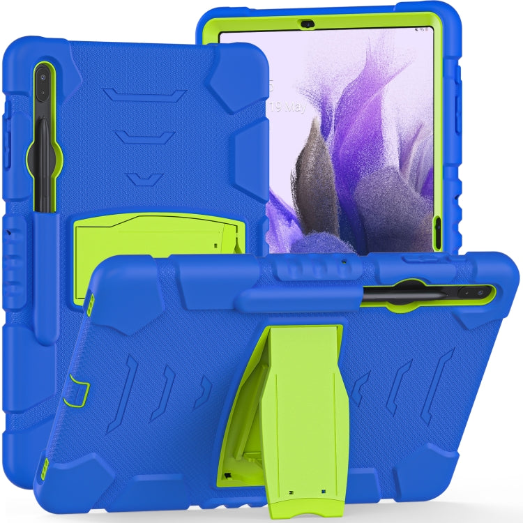 3-Layer Protection Screen Frame + PC + Silicone Shockproof Combination Case with Holder, For Samsung Galaxy Tab S7+/S7 FE 12.4 inch