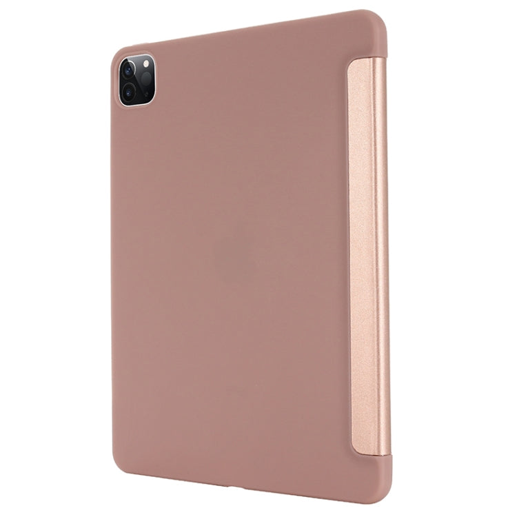 TPU Horizontal Flip Leather Case with Three-folding Holder, For iPad Pro 12.9 2022 / 2021/2020/2018