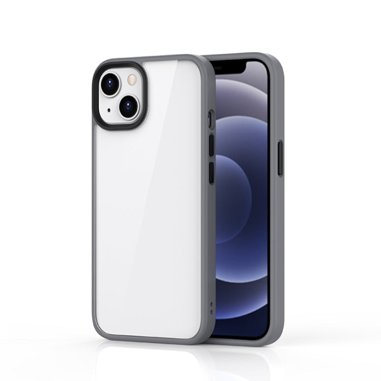 Ming Shield Hybrid Frosted Transparent PC + TPU Scratchproof Shockproof Case, For iPhone 13 mini, For iPhone 13, For iPhone 13 Pro