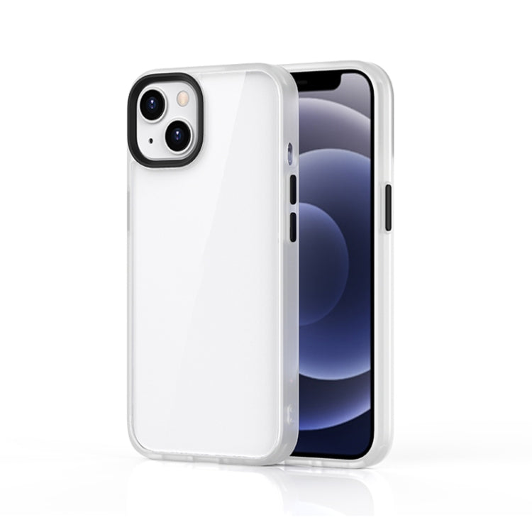 Ming Shield Hybrid Frosted Transparent PC + TPU Scratchproof Shockproof Case, For iPhone 13 mini, For iPhone 13, For iPhone 13 Pro