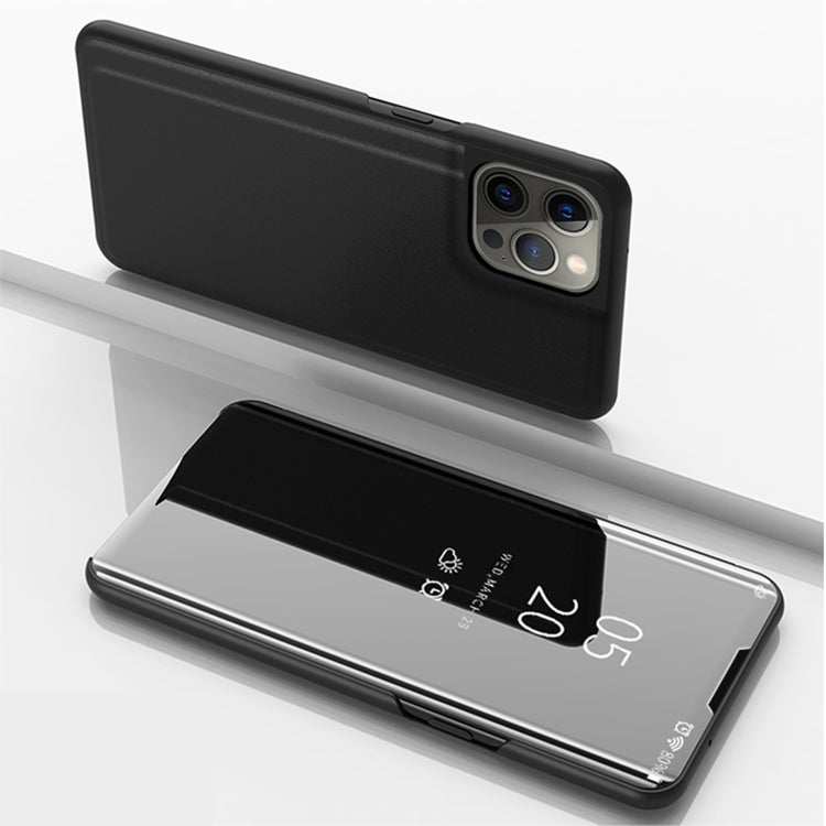 Plated Mirror Horizontal Flip Leather Case with Holder, For iPhone 13, For iPhone 13 Pro, For iPhone 13 Pro Max, For OnePlus Nord 2 5G, For OnePlus N200 5G