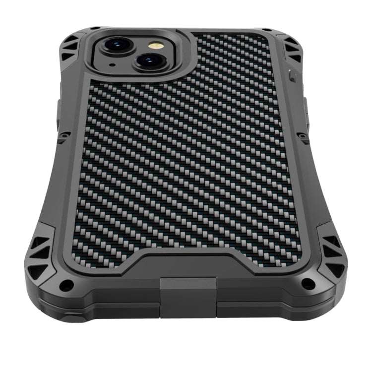 For iPhone 13 R-JUST AMIRA Shockproof Dustproof Waterproof Metal Protective Case(Red)