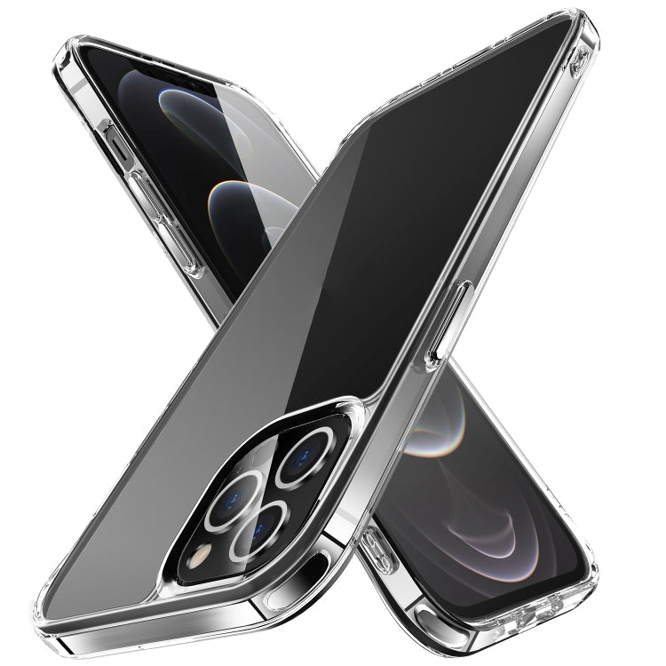 TPU + PC Transparent Shockproof Protective Case, For iPhone 11, For iPhone 11 Pro Max, For iPhone 12 Pro Max, For iPhone 12 Pro, For iPhone 12