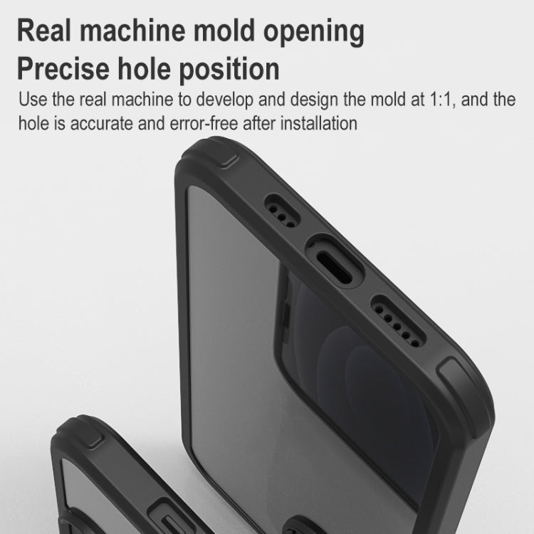 Shockproof TPU + Double-sided Glass Protective Case, For iPhone 13 Pro Max