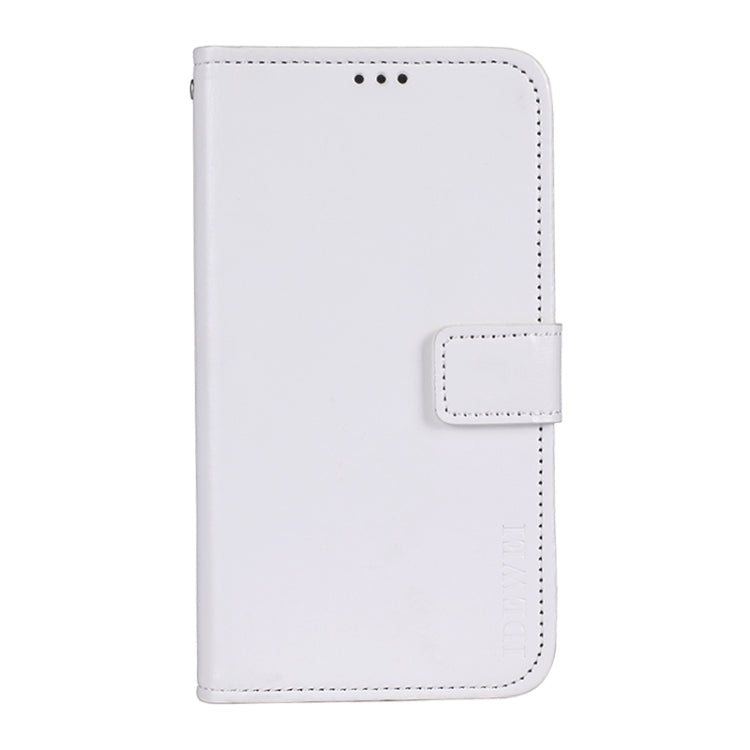 idewei Crazy Horse Texture Horizontal Flip Leather Case with Holder & Card Slots & Wallet For vivo Y53S 5G(White)