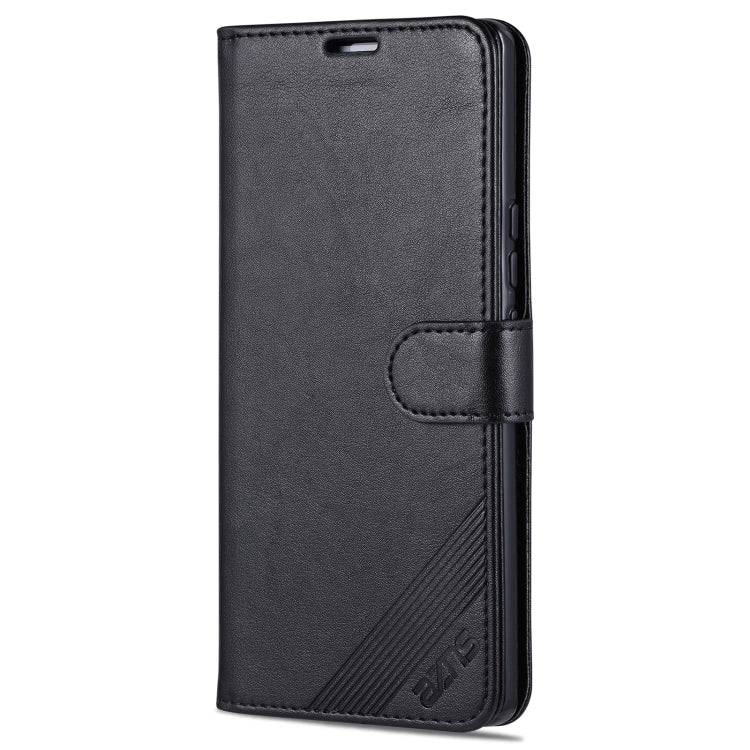 AZNS Sheepskin Texture Horizontal Flip Leather Case with Holder & Card Slots & Wallet For Honor 50 Pro(Black)