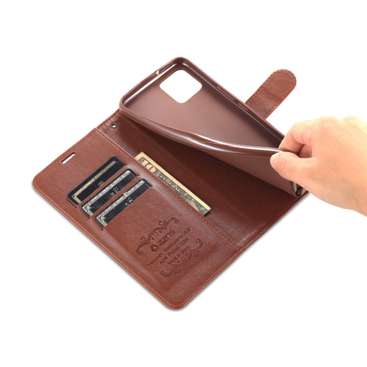 AZNS Sheepskin Texture Horizontal Flip Leather Case with Holder & Card Slots & Wallet For Honor Play 20(Brown)