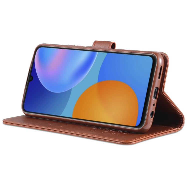 AZNS Sheepskin Texture Horizontal Flip Leather Case with Holder & Card Slots & Wallet For Honor Play 20(Brown)