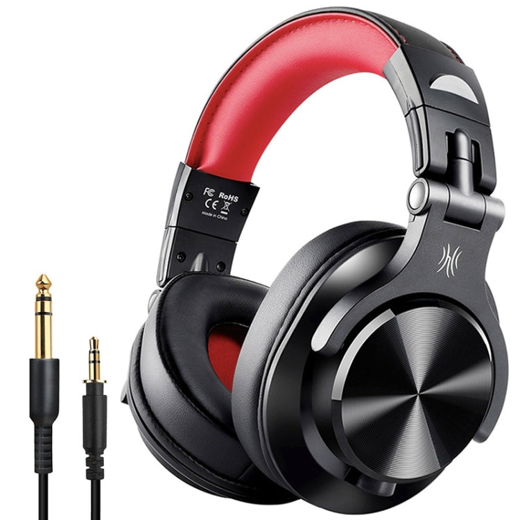 Head-mounted Wireless Bluetooth Stereo Headset, A70 Black, A70 Black Red