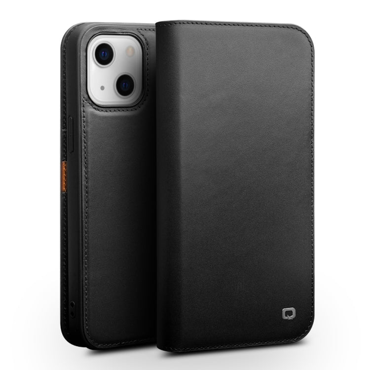 QIALINO Business Horizontal Flip Leather Case with Holder & Card Slots & Wallet, For iPhone 13 Pro, For iPhone 13 Pro Max, For iPhone 13, For iPhone 13 mini