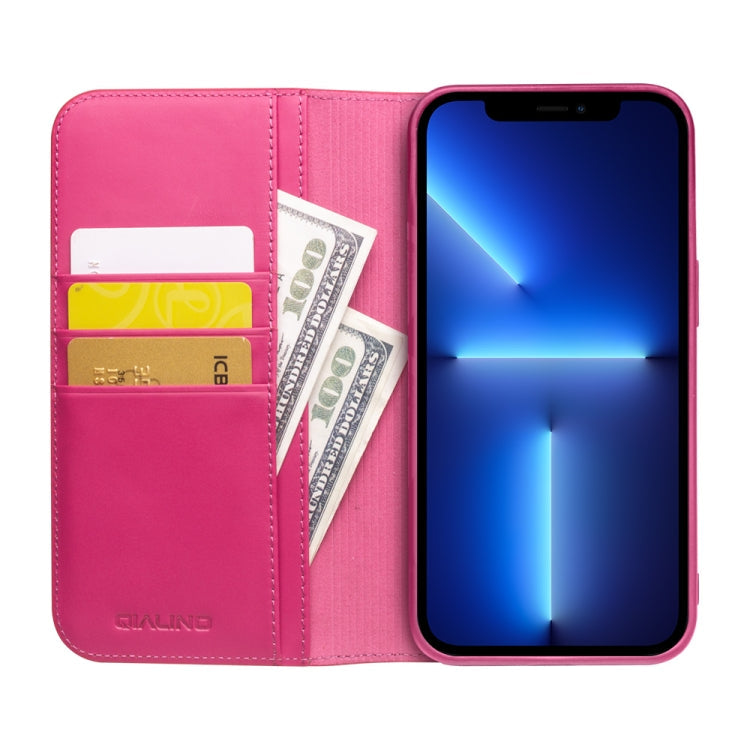QIALINO Business Horizontal Flip Leather Case with Holder & Card Slots & Wallet, For iPhone 13 Pro, For iPhone 13 Pro Max, For iPhone 13, For iPhone 13 mini