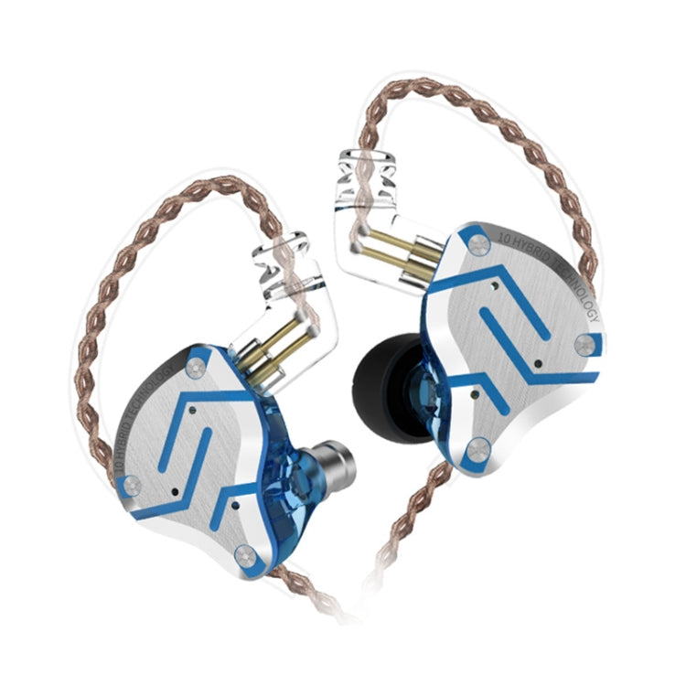 KZ ZS10 Pro 10-unit Ring Iron Gaming In-ear Wired Earphone,, ZS10 Pro Mic Version(Blue), ZS10 Pro Mic Version(Streamer Blue), ZS10 Pro Mic Version(Glare Gold), ZS10 Pro Mic Version(Purple), ZS10 Pro Mic Version(Diamond Blue)                            ...