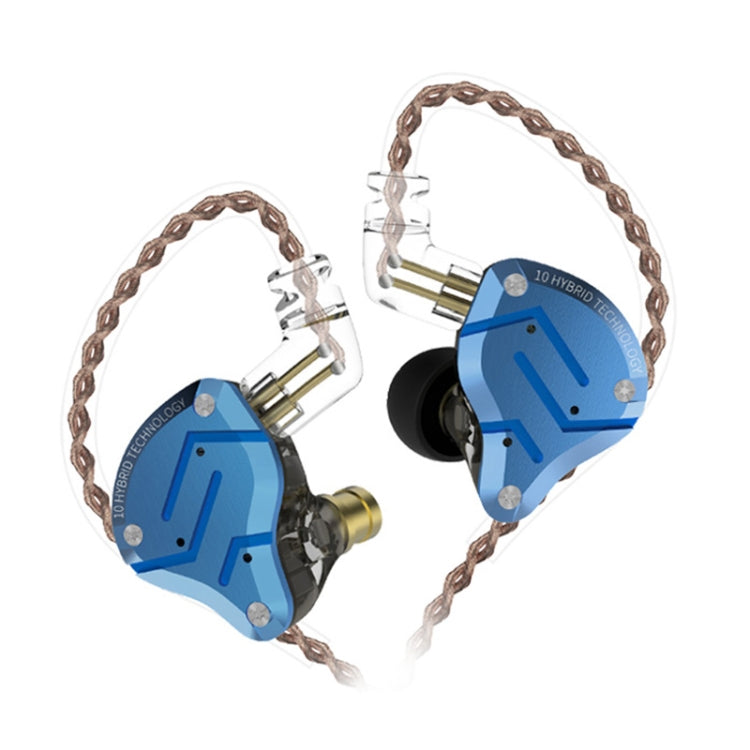 KZ ZS10 Pro 10-unit Ring Iron Gaming In-ear Wired Earphone,, ZS10 Pro Mic Version(Blue), ZS10 Pro Mic Version(Streamer Blue), ZS10 Pro Mic Version(Glare Gold), ZS10 Pro Mic Version(Purple), ZS10 Pro Mic Version(Diamond Blue)                            ...