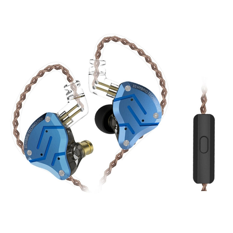 KZ ZS10 Pro 10-unit Ring Iron Gaming In-ear Wired Earphone,, ZS10 Pro Mic Version(Blue), ZS10 Pro Mic Version(Streamer Blue), ZS10 Pro Mic Version(Glare Gold), ZS10 Pro Mic Version(Purple), ZS10 Pro Mic Version(Diamond Blue)                            ...
