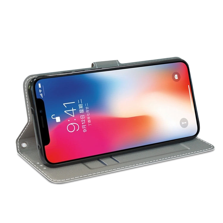 Voltage Coloured Drawing Magnetic Clasp Horizontal Flip PU Leather Case with Holder & Card Slots, For Samsung Galaxy M32 4G / F22