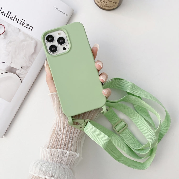 Elastic Silicone Protective Case with Wide Neck Lanyard, For iPhone 12 / 12 Pro, For iPhone 11, For iPhone 11 Pro, For iPhone 13 mini, For iPhone 12 Pro Max