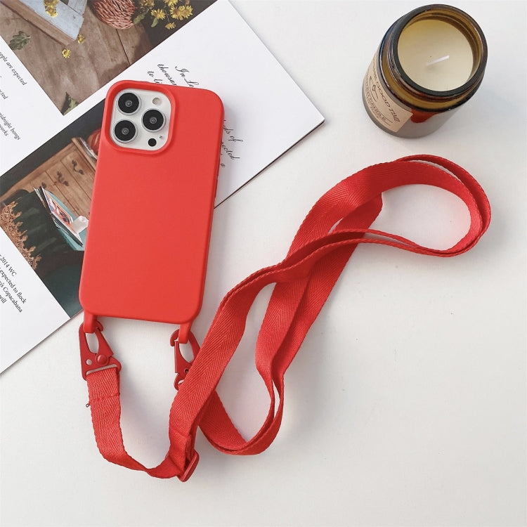 Elastic Silicone Protective Case with Wide Neck Lanyard, For iPhone 12 / 12 Pro, For iPhone 11, For iPhone 11 Pro, For iPhone 13 mini, For iPhone 12 Pro Max