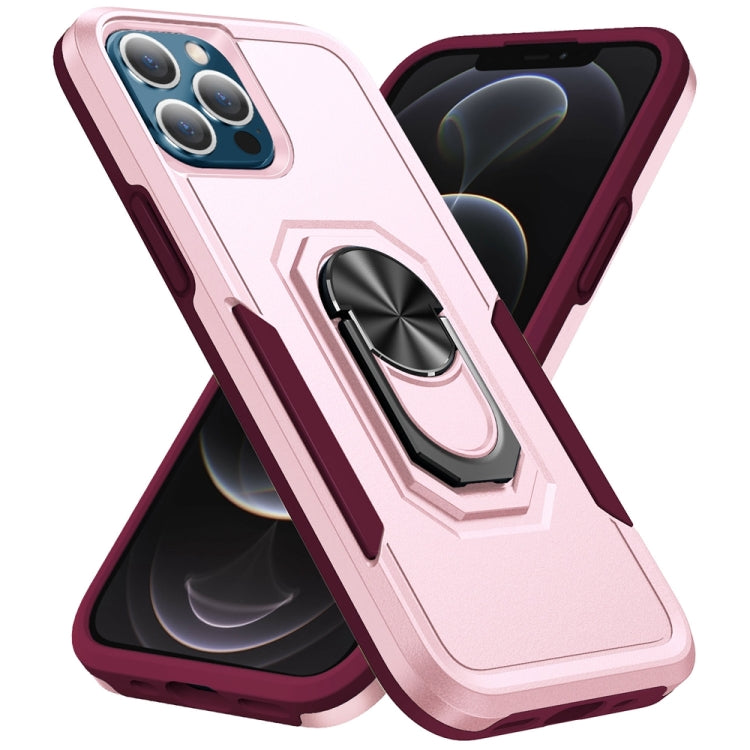 Pioneer Armor Heavy Duty PC + TPU Shockproof Case with Holder, For iPhone 13 mini, For iPhone 13, For iPhone 13 Pro, For iPhone 13 Pro Max