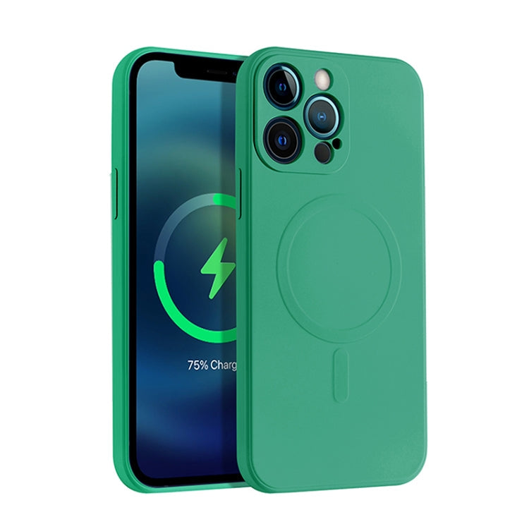 Liquid Silicone Full Coverage Shockproof Magsafe Case, For iPhone 13 mini, For iPhone 13, For iPhone 13 Pro