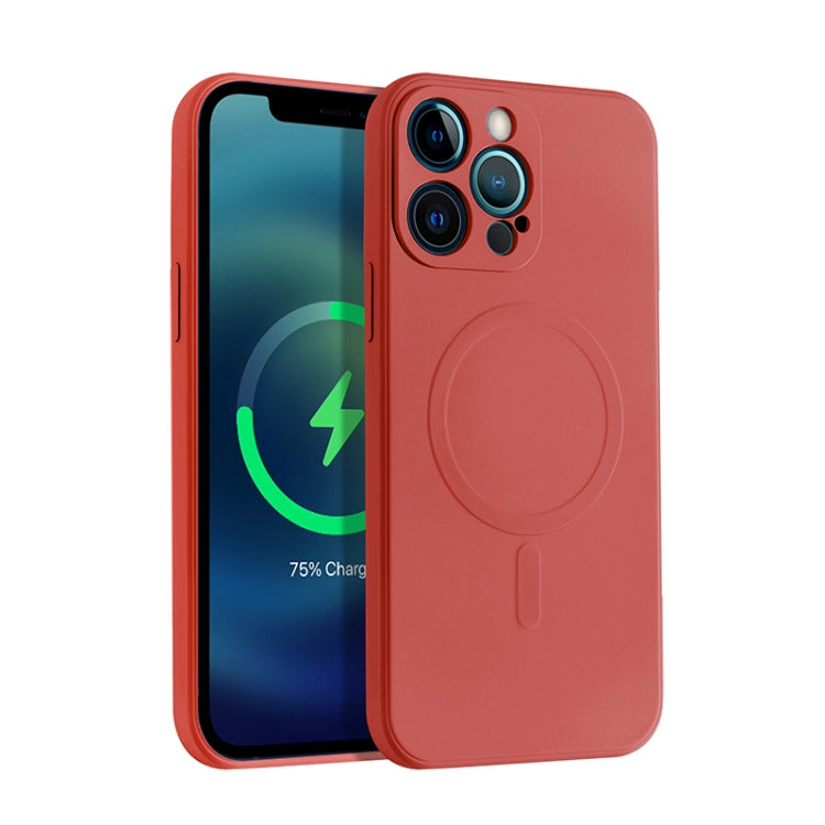 Liquid Silicone Full Coverage Shockproof Magsafe Case, For iPhone 13 Pro Max