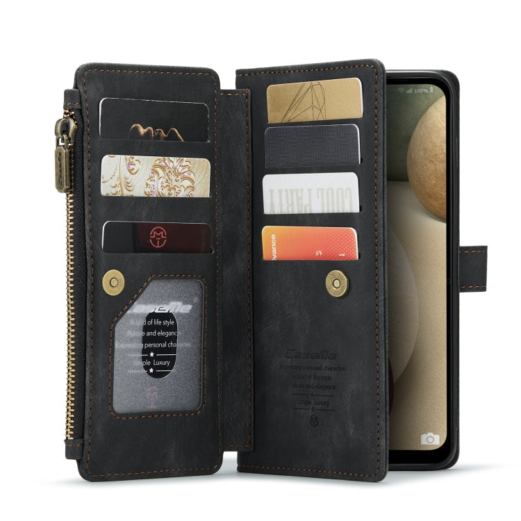 CaseMe-C30 PU + TPU Multifunctional Horizontal Flip Leather Case with Holder & Card Slot & Wallet & Zipper Pocket, For Samsung Galaxy A12, For Samsung Galaxy A52 5G / 4G, For Samsung Galaxy Note10+, For Samsung Galaxy Note20 Ultra, For Samsung Galaxy S...