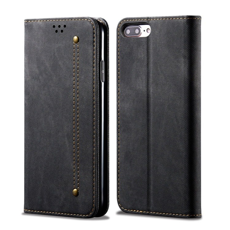 Denim Texture Casual Style Horizontal Flip Leather Case with Holder & Card Slots & Wallet, For Huawei Honor 20, For iPhone XR, For iPhone 6 / 6s, For iPhone 6 Plus / 6s Plus, For iPhone SE 2022 / SE 2020 / 8 / 7, For iPhone 7 Plus / 8 Plus