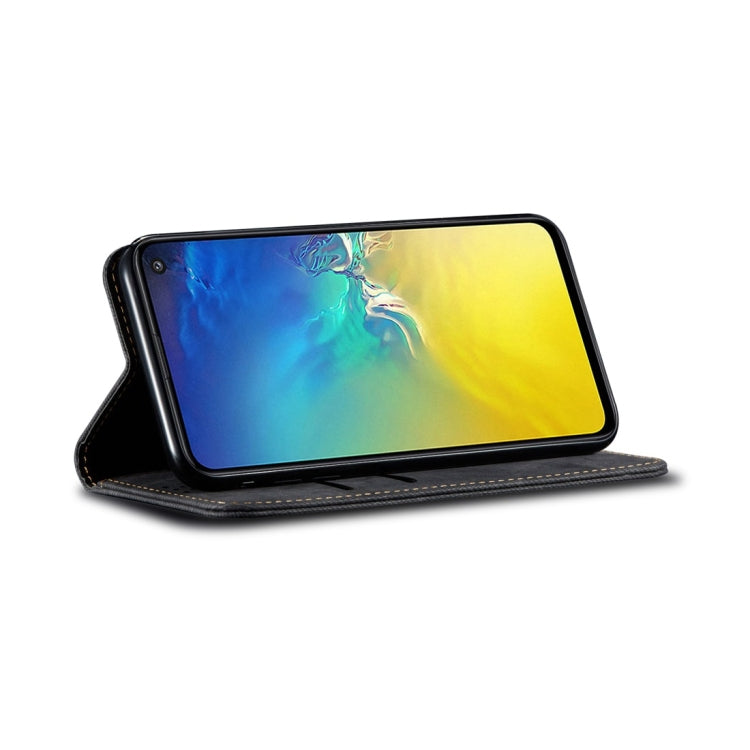 Denim Texture Casual Style Horizontal Flip Leather Case with Holder & Card Slots & Wallet, For Galaxy S10e, For Galaxy S10+, For Xiaomi Redmi Note 8 Pro, For Xiaomi Redmi Note 8, For OnePlus 7T, For Xiaomi Mi 9 Pro