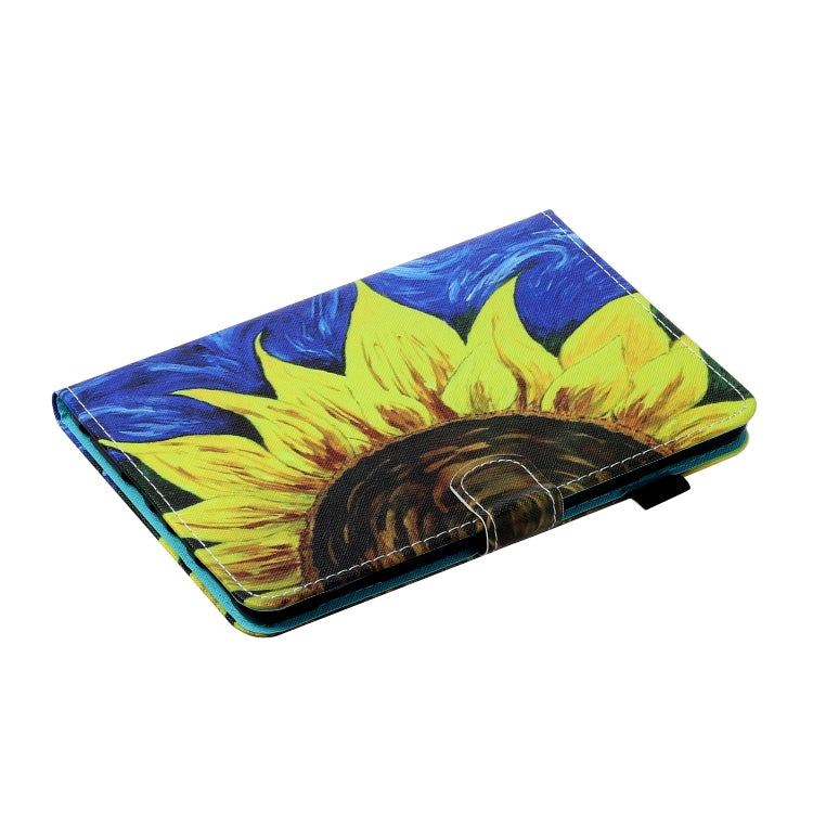Coloured Drawing Stitching Horizontal Flip Leather Case with Holder & Card Slot & Sleep / Wake-up Function, For iPad mini 2024 / mini 6