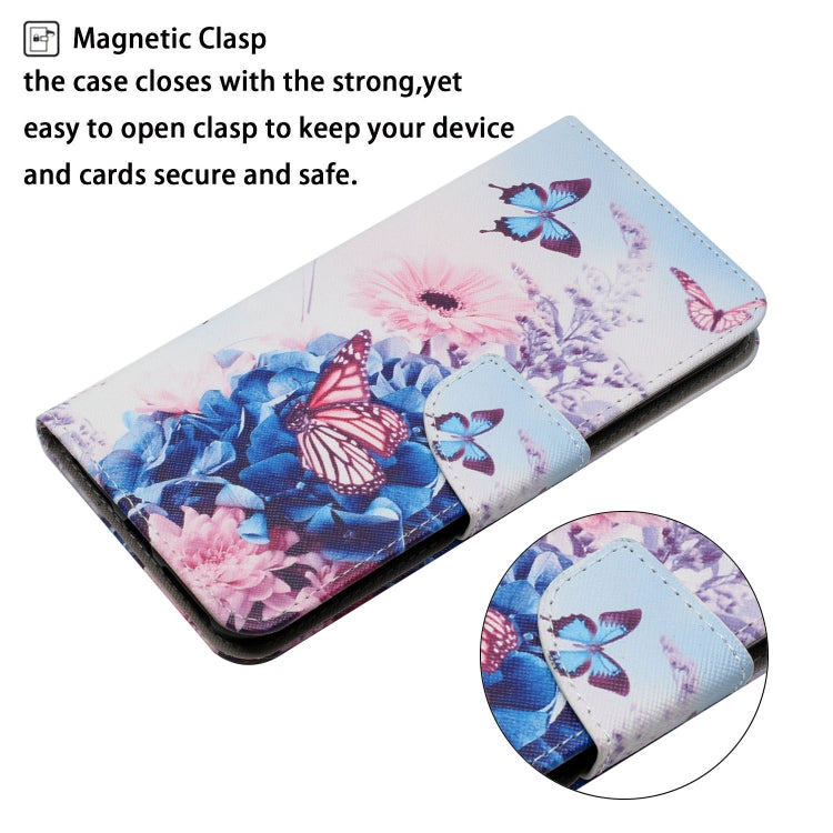 Painted Pattern Horizontal Flip Leather Case with Holder & Card Slot & Wallet, For iPhone 12 / 12 Pro
