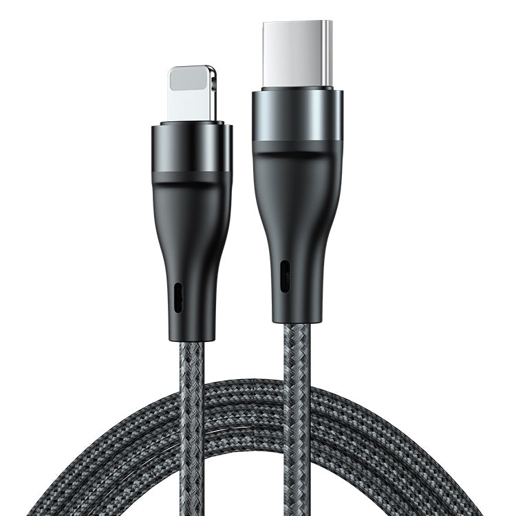 ADC-003 Type-C to 8 Pin PD Fast Charging Weave Data Cable, 1m