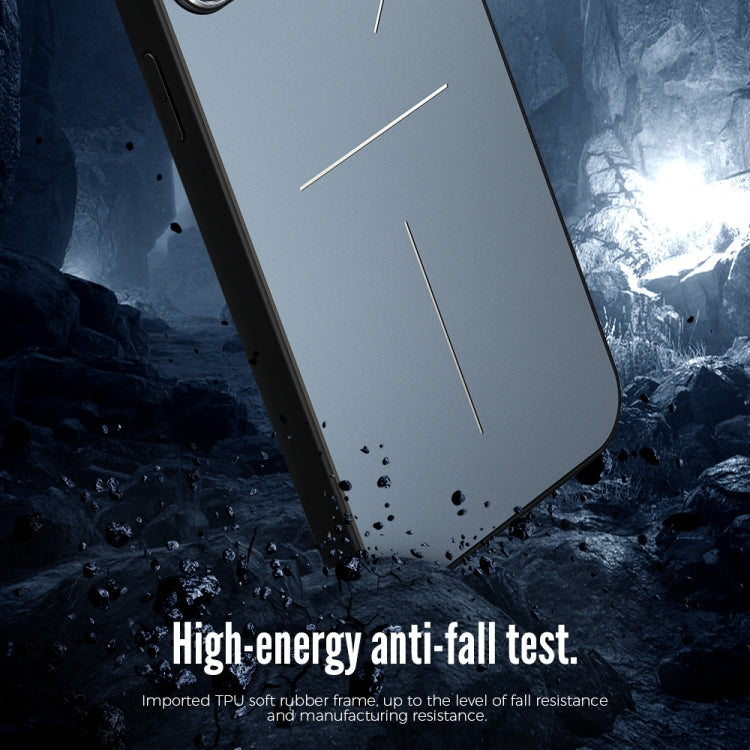 R-JUST RJ-52 3-Line Style Metal TPU Shockproof Protective Case, For iPhone 11 Pro Max