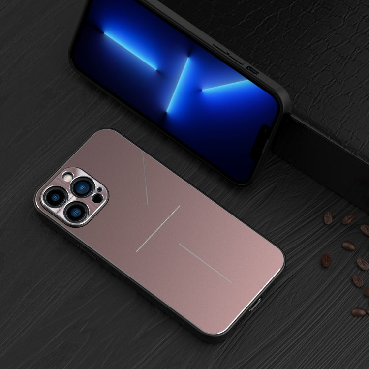 R-JUST RJ-52 3-Line Style Metal TPU Shockproof Protective Case, For iPhone 11 Pro Max