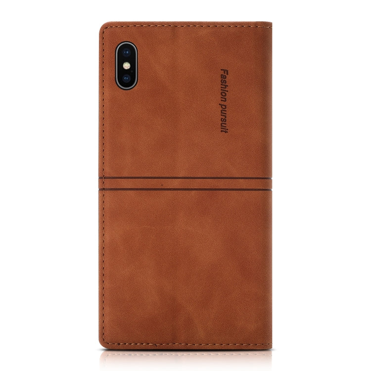Dream Magnetic Suction Business Horizontal Flip PU Leather Case with Holder & Card Slot & Wallet, For iPhone XS Max, For iPhone SE 2022 / SE 2020 / 8 / 7, For iPhone 8 Plus / 7 Plus