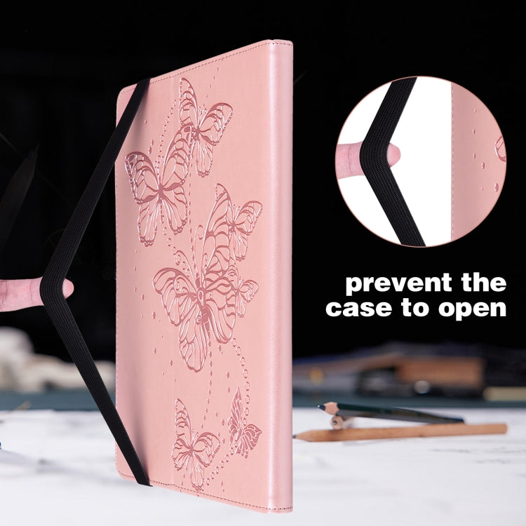Embossed Butterfly Pattern Horizontal Flip Leather Tablet Case, For iPad mini 2024 / mini 6, For iPad Pro 11 2022 / 2021 / Air 4, For iPad 10.2 / Air 10.5 2019, For iPad mini 5 / 4 / 3 / 2 / 1