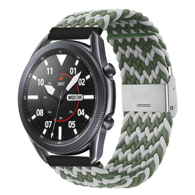 22mm Universal Nylon Braided Metal Buckle Strap, 22mm