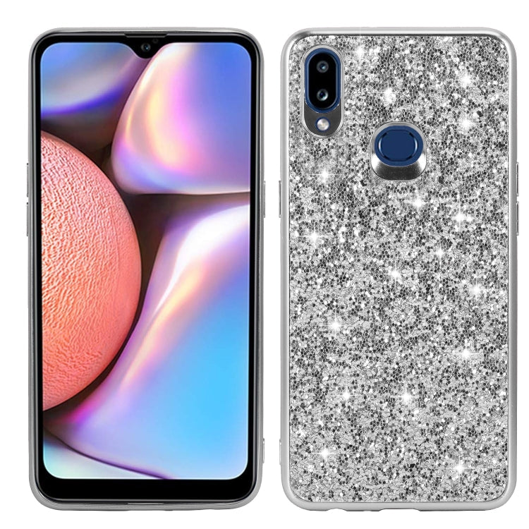 Glittery Powder Shockproof TPU Case, For Huawei Y6 Prime, For Huawei Y6 Pro / Enjoy 9e, For Galaxy A10S, For Galaxy A20S
