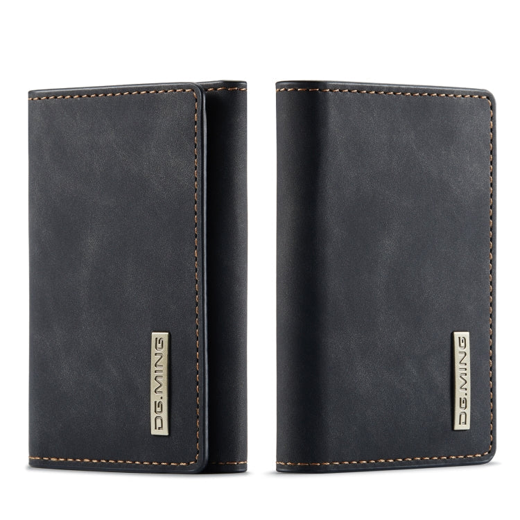 DG.MING M1 Series 3-Fold Multi Card Wallet(Black)