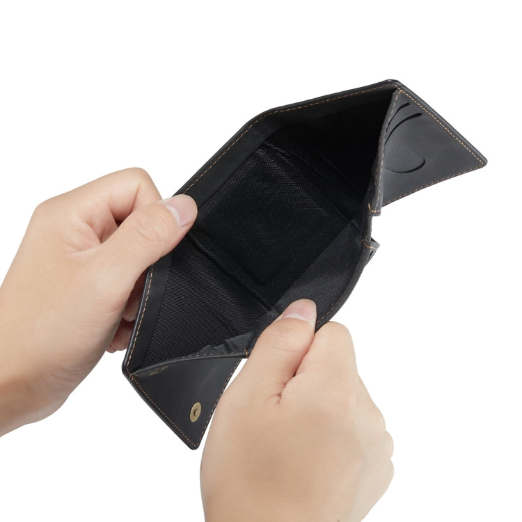 DG.MING M1 Series 3-Fold Multi Card Wallet(Black)