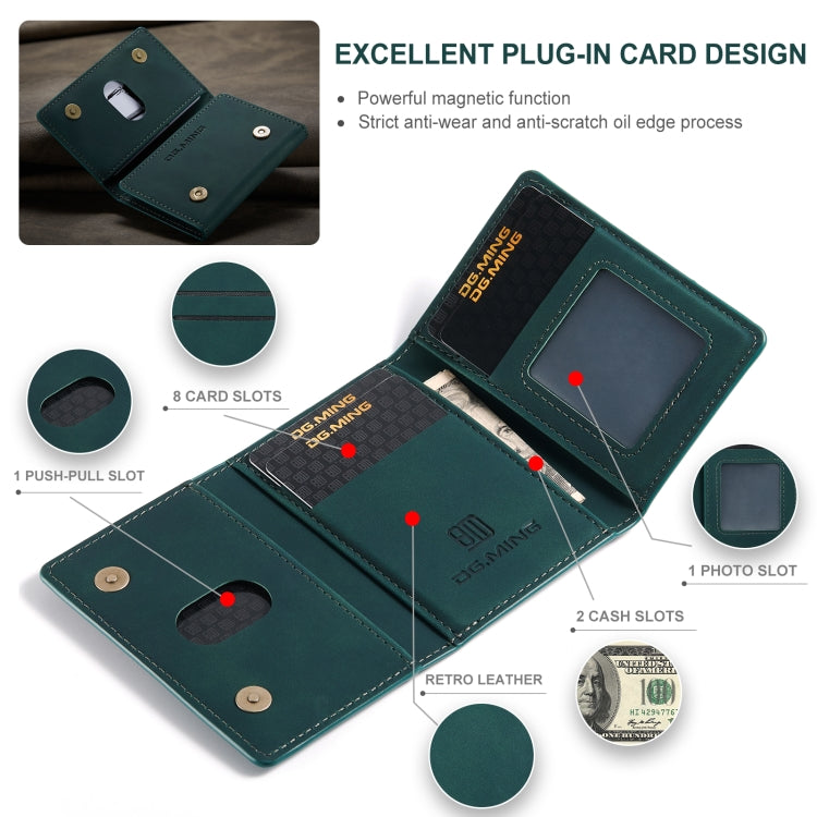DG.MING M2 Series 3-Fold Card Bag(Green)